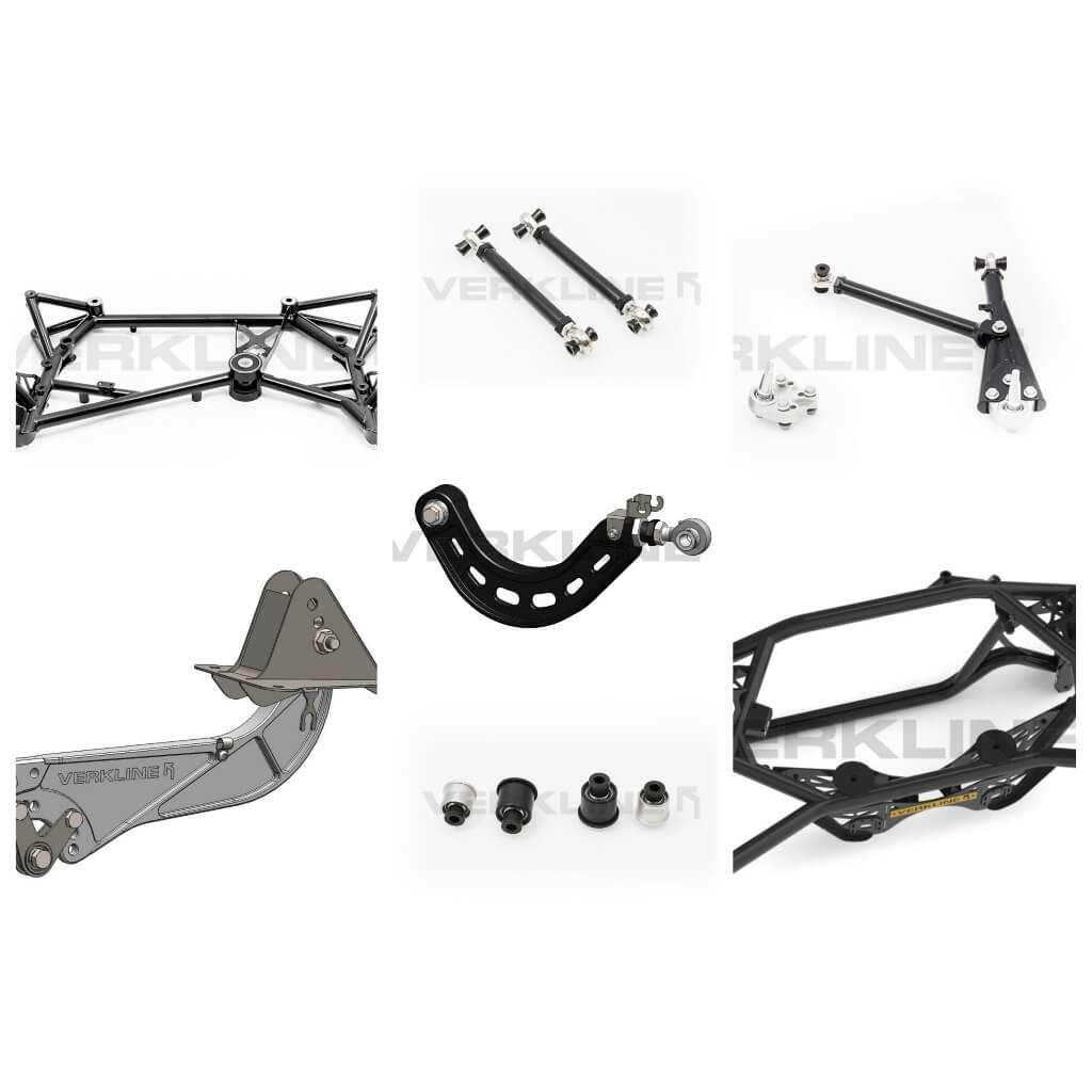 VERKLINE WAS-559 Full Subframe And Wishbones Set for AUDI RS3 (8P) / VW Golf GTI (Mk5 / Mk6) Photo-0 