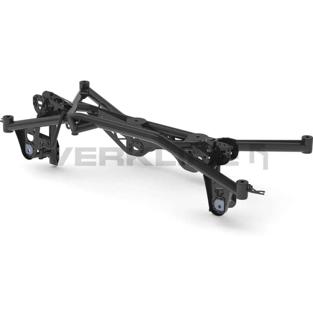 VERKLINE WAS-561 Rear Lightweight Tubular Subframe Drag for AUDI RS3 (8Y / 8V) / VW Golf GTI / R (Mk7 / Mk8) Photo-1 