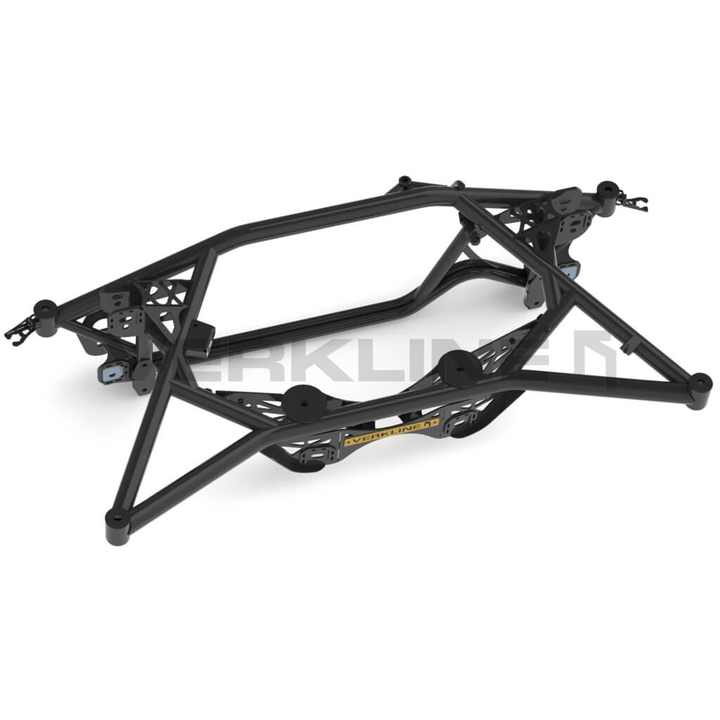 VERKLINE WAS-564 Rear Lightweight Tubular Subframe Track for AUDI RS3 (8V) / VW Golf (Mk7 / Mk8) Photo-0 