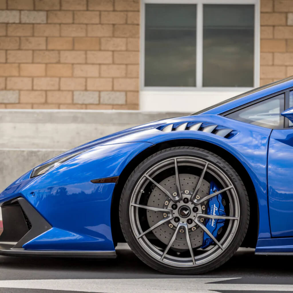 VORSTEINER 0940LOV Front Fenders with Integrated Vents and Splash Shields NOVARA EDIZIONE (Gloss Carbon) for LAMBORGHINI Huracan LP610-4 / LP580-2 Photo-9 