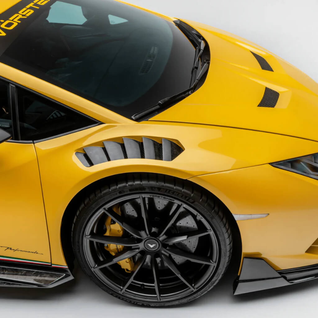 VORSTEINER 1040LOV Front Fenders with Integrated Vents and Splash Shields VICENZA EDIZIONE (Matrix Carbon) for LAMBORGHINI Huracan Performante / LP610-4 / LP580-2 Photo-3 