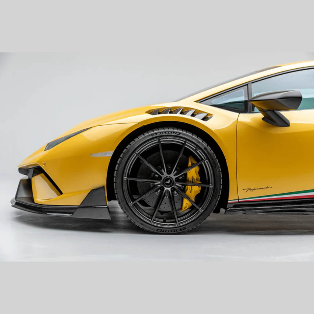 VORSTEINER 1040LOV Front Fenders with Integrated Vents and Splash Shields VICENZA EDIZIONE (Matrix Carbon) for LAMBORGHINI Huracan Performante / LP610-4 / LP580-2 Photo-5 