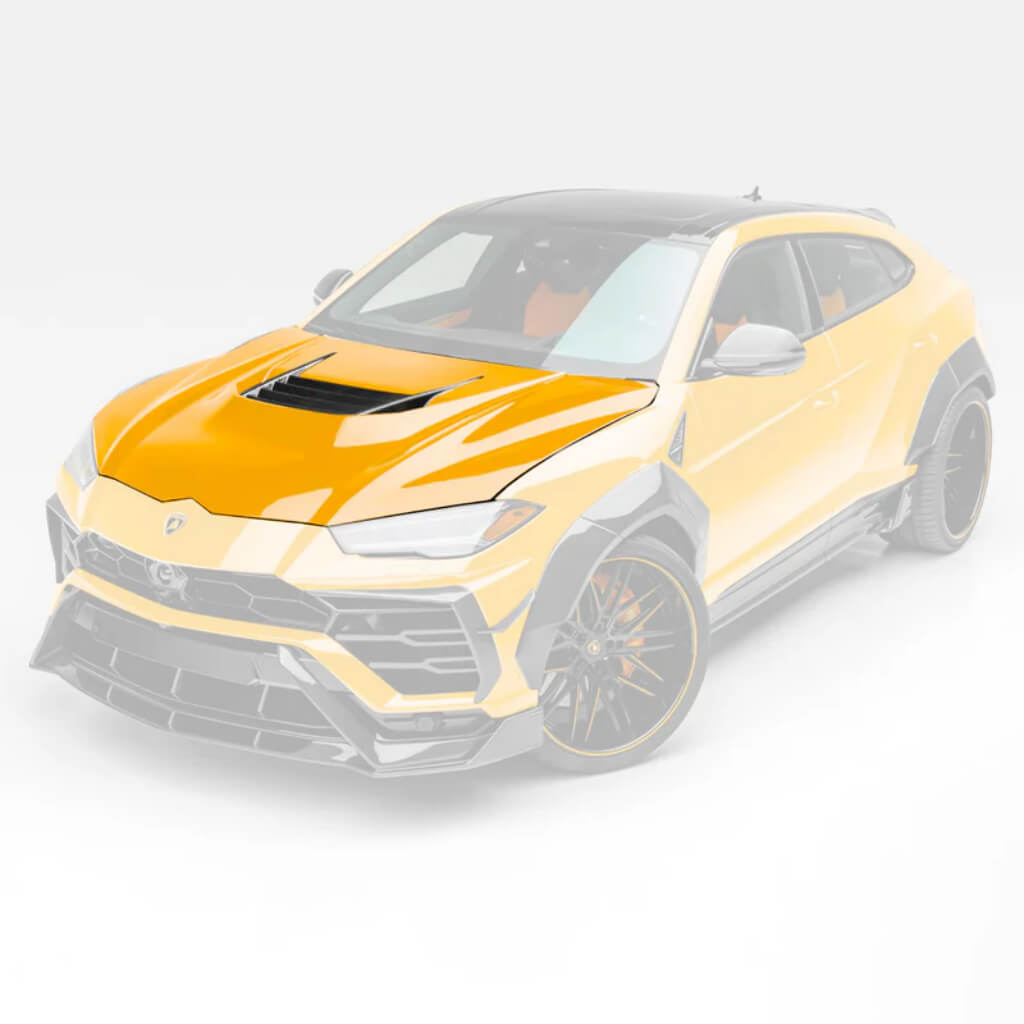 VORSTEINER 2010LOV Bonnet RAMPANTE EDIZIONE (Gloss Carbon) for LAMBORGHINI Urus 2018- Photo-0 