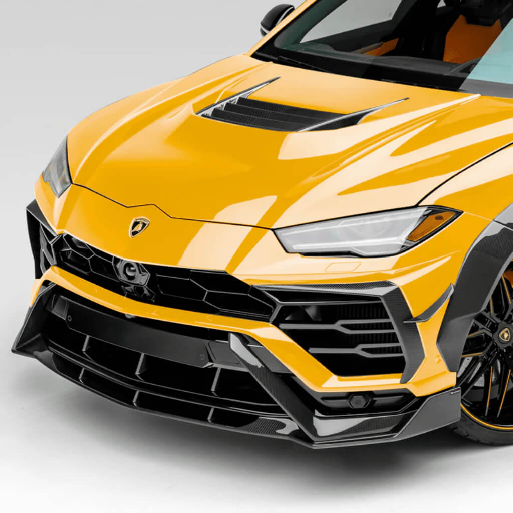 VORSTEINER 2020LOV Front Spoiler RAMPANTE EDIZIONE (Gloss Carbon) for LAMBORGHINI Urus 2018- Photo-1 