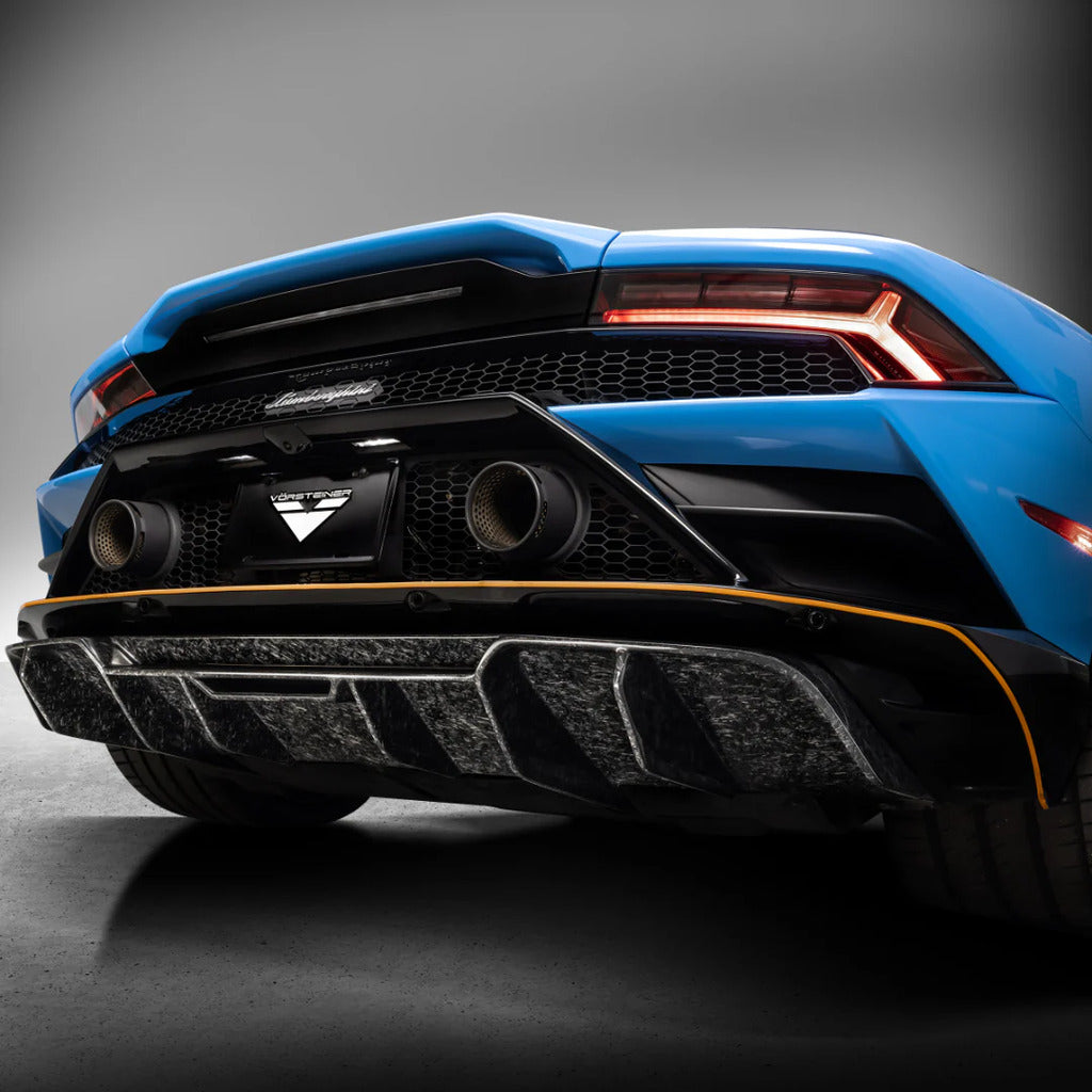 VORSTEINER 3055LOV Rear Diffuser MONZA (Carbon Matrix) for LAMBORGHINI Huracan EVO 2019- Photo-1 