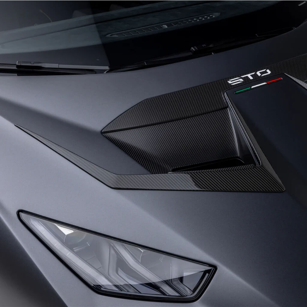 VORSTEINER 4045LOV Hood Ducts VRS (Gloss Carbon) for LAMBORGHINI Huracan STO 2021- Photo-3 