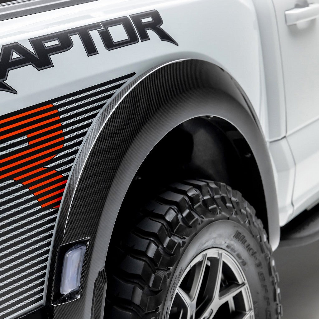 VORSTEINER FRT1090 Fender Flares (Gloss Carbon) for FORD F-150 Raptor R 2023- Photo-4 