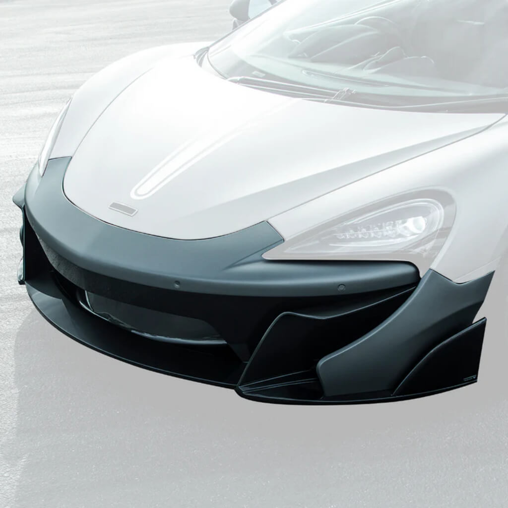 VORSTEINER MVR1110 Front Bumper with Front Splitter 570-VX (Gloss Carbon) for MCLAREN 570S 2015-2021 Photo-0 