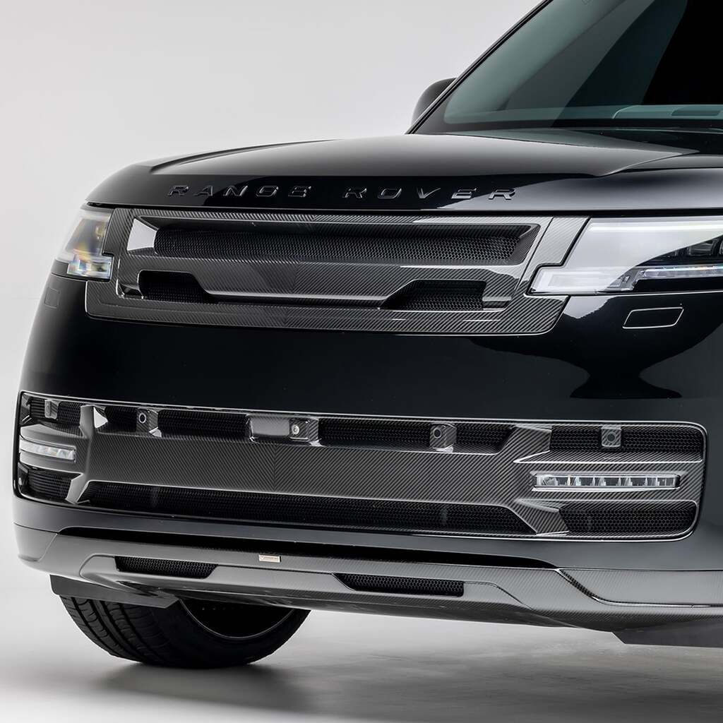 VORSTEINER ROV1025 Front Middle Grill KENSINGTON (Gloss Carbon) for LAND ROVER Range Rover (L460) 2024- Photo-1 
