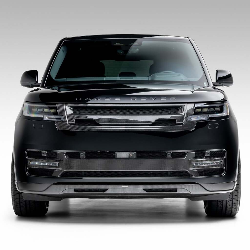 VORSTEINER ROV1025 Front Middle Grill KENSINGTON (Gloss Carbon) for LAND ROVER Range Rover (L460) 2024- Photo-2 