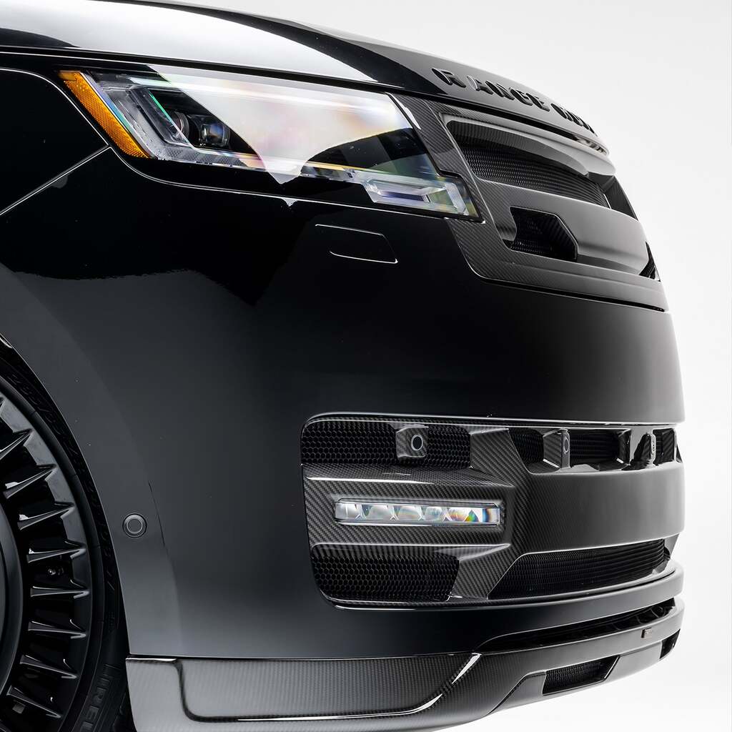 VORSTEINER ROV1025 Front Middle Grill KENSINGTON (Gloss Carbon) for LAND ROVER Range Rover (L460) 2024- Photo-3 