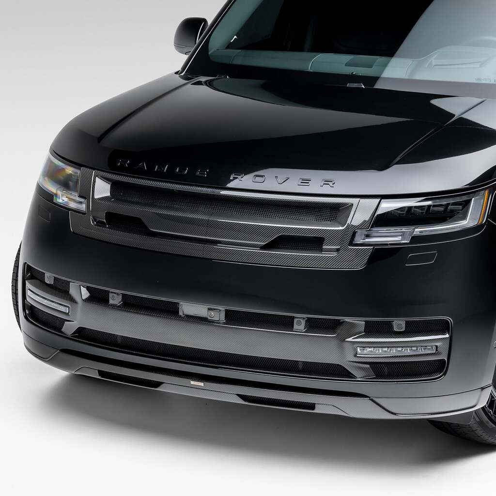 VORSTEINER ROV1035 Front Upper Grill KENSINGTON (Gloss Carbon) for LAND ROVER Range Rover (L460) 2024- Photo-1 