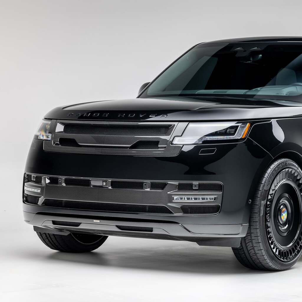 VORSTEINER ROV1035 Front Upper Grill KENSINGTON (Gloss Carbon) for LAND ROVER Range Rover (L460) 2024- Photo-3 