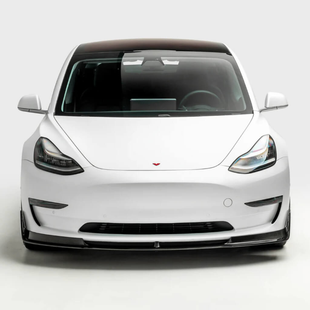 VORSTEINER TEV1010 Front Spoiler VOLTA (Gloss Carbon) for TESLA Model 3 2017- Photo-6 