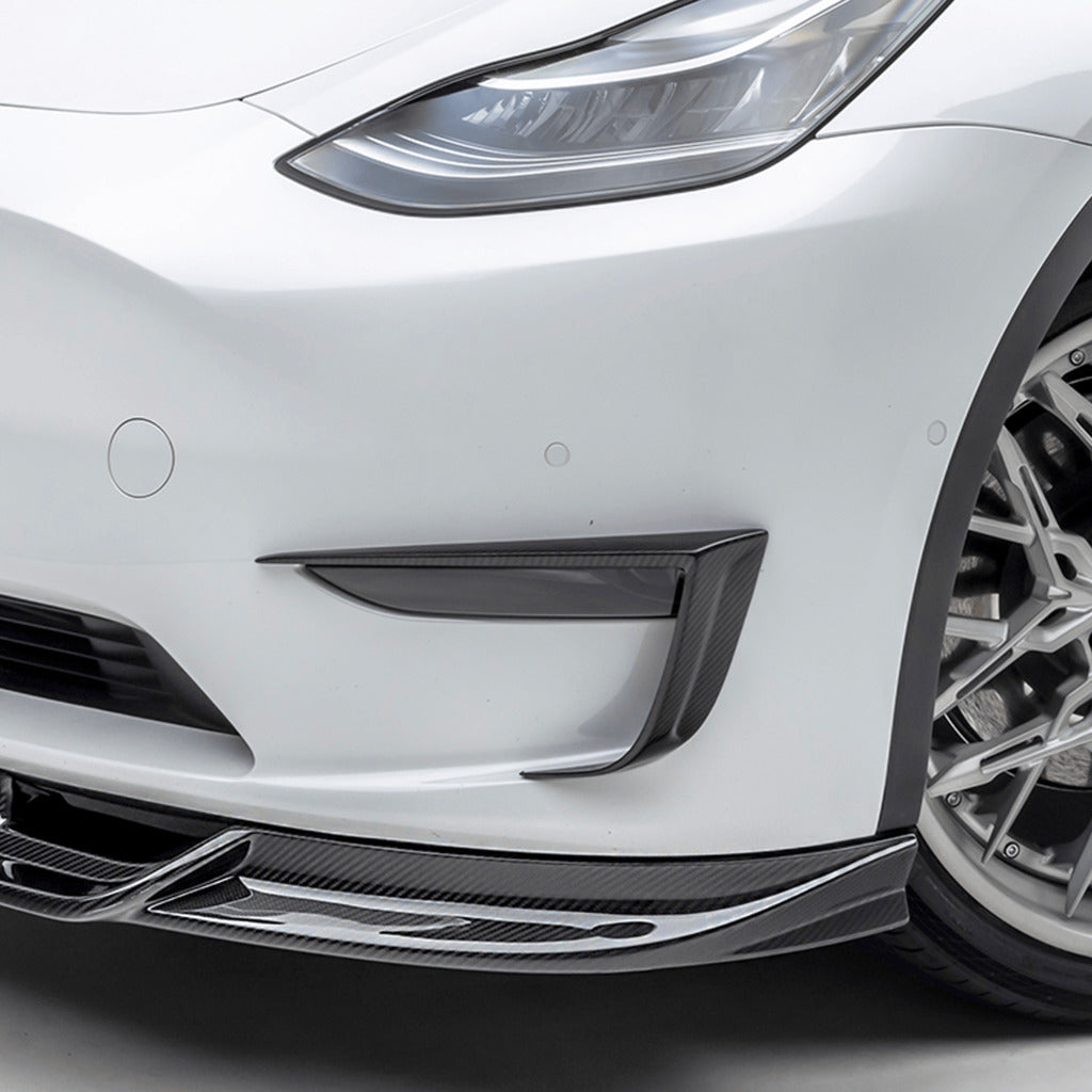 VORSTEINER TEV2010 Bumper Flares VRS (Gloss Carbon) for TESLA Model Y 2020- Photo-1 