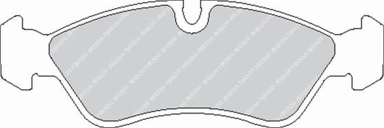 FERODO FCP584R Front Brake Pads DS3000 for OPEL Kadet 2.0 GSI 16V Photo-0 