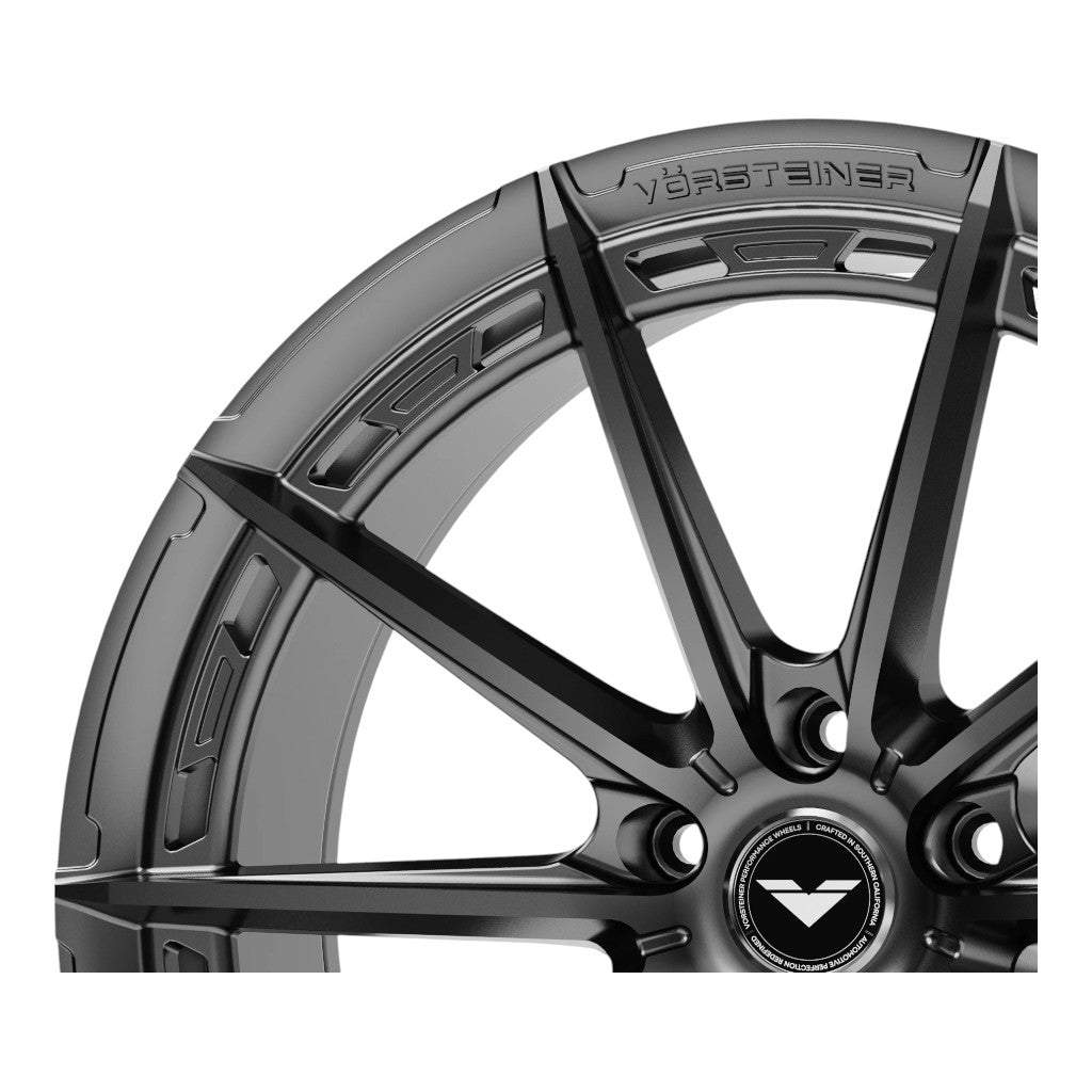 VORSTEINER VFX001.21105.5114.40C.64.CG Rear Wheel VFX-001 (21X10.5) Carbon Graphite for Model Y 2020-2024 Photo-4 