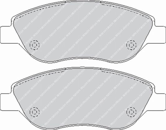 FERODO FCP1468H Front Brake Pads DS2500 for ALFA ROMEO MiTo (955) Photo-0 