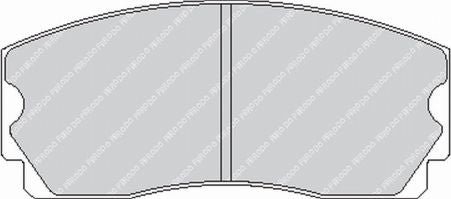 FERODO FRP203R Brake Pads DS3000 for Caliper AP Racing CP2270 / CP2271 Photo-0 