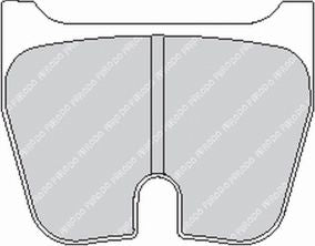 FERODO FRP3022R Brake Pads DS3000 for Caliper Brembo 07.5684.5 Photo-0 