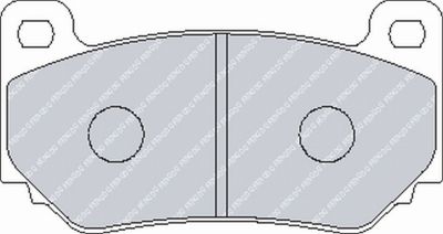 FERODO FRP3085H Front Brake Pads DS2500 for LOTUS Exige Cup 240 / Sport Cup Photo-0 