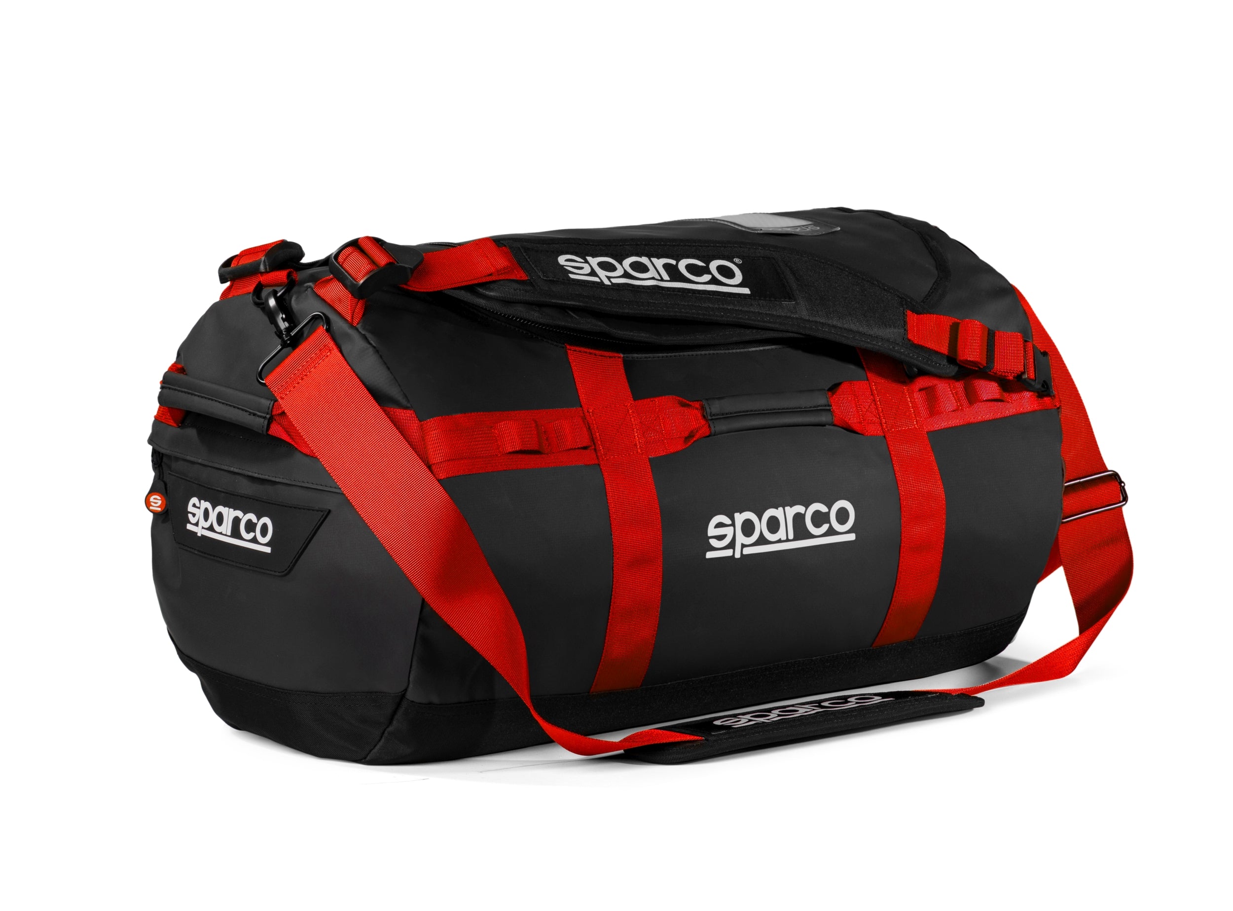 SPARCO 016443NRRS DAKAR-S DUFFLE BAG, 53 x 32.5 x 32.5 cm, black/red, size S Photo-1 