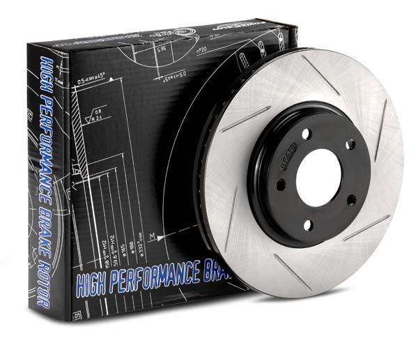 STOPTECH 126.33096SL Front StopTech Sport Slotted Rotor Left AUDI A4/A4 Quattro/A6/A6 Quattro 1998-2012 Photo-1 