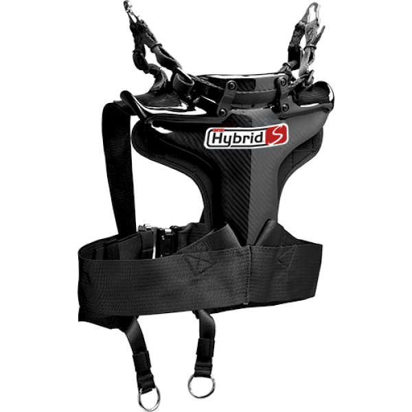 SIMPSON HYS.MED.11.M61 Neck restraint (FIA) HYBRID S, M61 Anchors (included), carbon, size MED Photo-1 