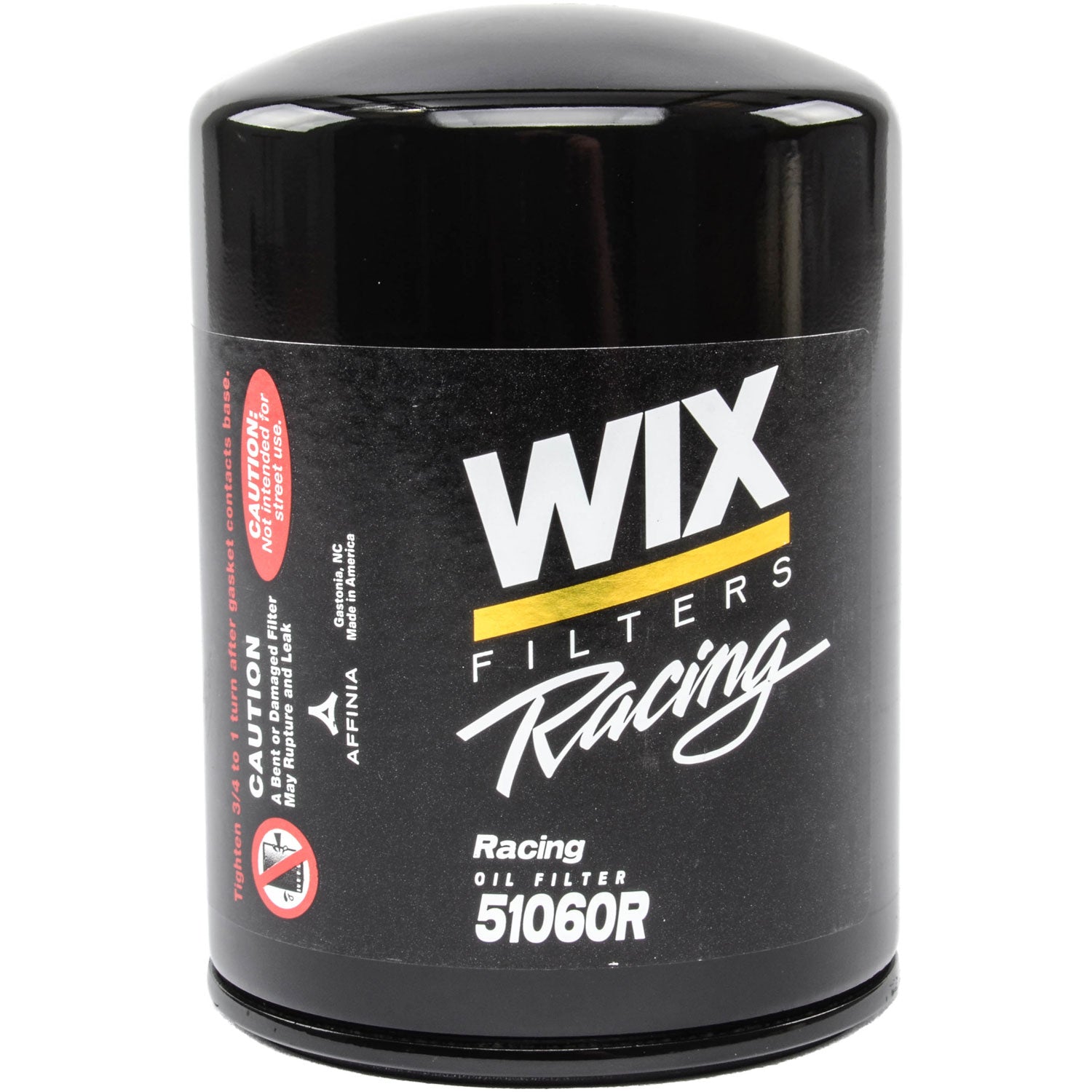 WIX 51060R Racing Oil Filter - for GTR Applications w/Alpha Oil Filter Adapter - Race Application Photo-1 