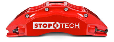 STOPTECH 82.874.6D00.71 BBK 1PC ROTOR, FRONT SLOTTED 380X35/ST65 RED TOYOTA LAND CRUISER '08 Photo-1 