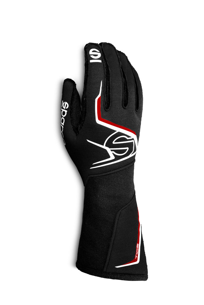 SPARCO 00135609NRRS TIDE Racing gloves, FIA 8856-2018, black/red, size 9 Photo-1 