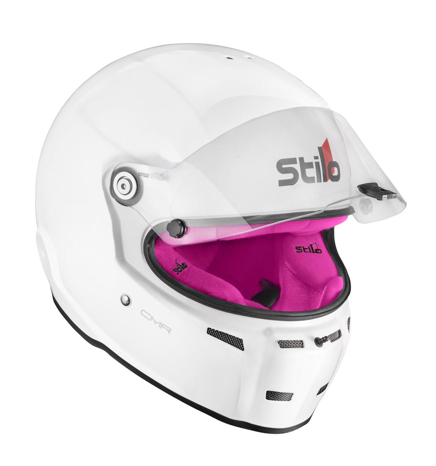 STILO AA0721AH2P56PNK Karting helmet ST5 CMR, Snell CMR2016, white/pink inner, size 56 Photo-2 