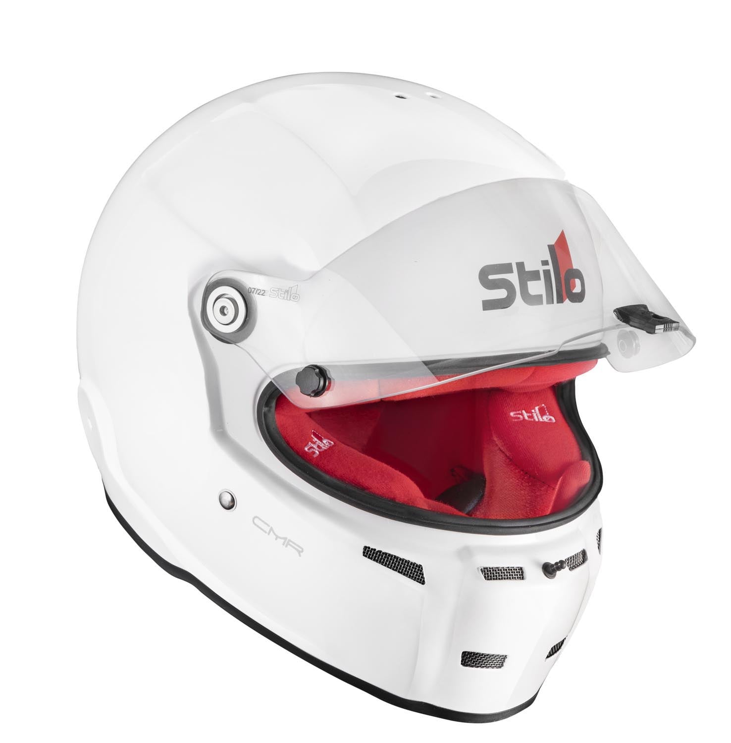 STILO AA0721AH2P56RED Karting helmet ST5 CMR, Snell CMR2016, white/red inner, size 56 Photo-1 