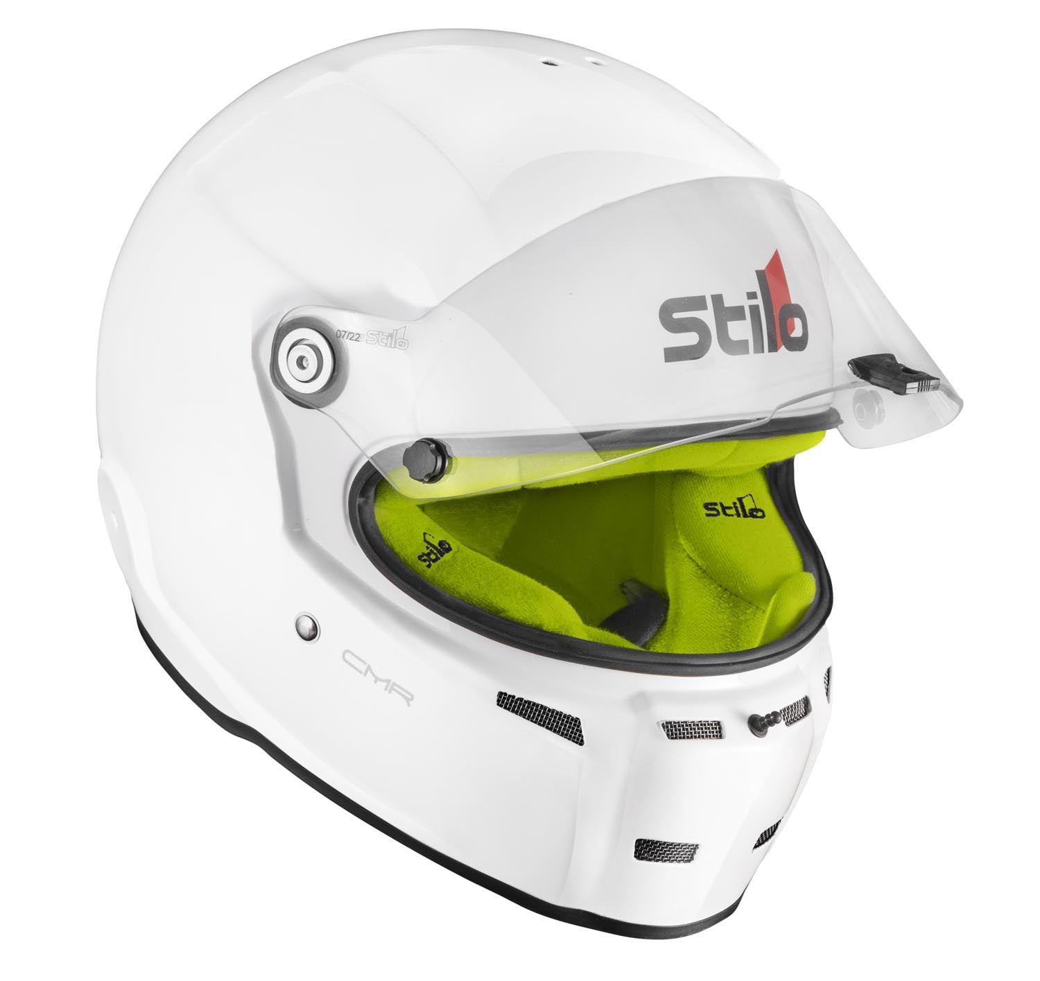 STILO AA0721AH2P56YEL Karting helmet ST5 CMR, Snell CMR2016, white/yellow inner, size 56 Photo-2 